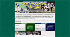 Desktop Screenshot of football.simdynasty.com