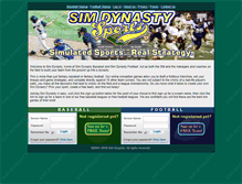 Tablet Screenshot of football.simdynasty.com